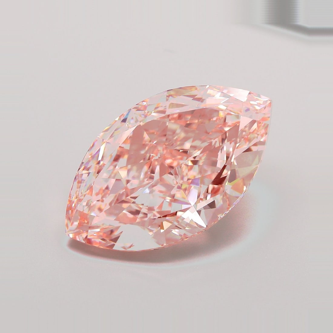 Loose Diamond - MARQUISE 17.29ct Fancy Intense Pink VVS2: Loose Diamond - MARQUISE 17.29ct Fancy Intense Pink VVS2 Source: This is a real non-mined Diamond that has been grown in a lab Shape: MARQUISE Carats: 17.29 Color: Fancy Intense Pink Certification: IG