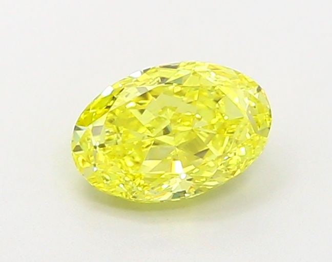 Loose Diamond - OVAL 1.01ct Fancy Vivid Yellow VS1: Loose Diamond - OVAL 1.01ct Fancy Vivid Yellow VS1 Source: This is a real non-mined Diamond that has been grown in a lab Shape: OVAL Carats: 1.01 Color: Fancy Vivid Yellow Certification: IGI Video: