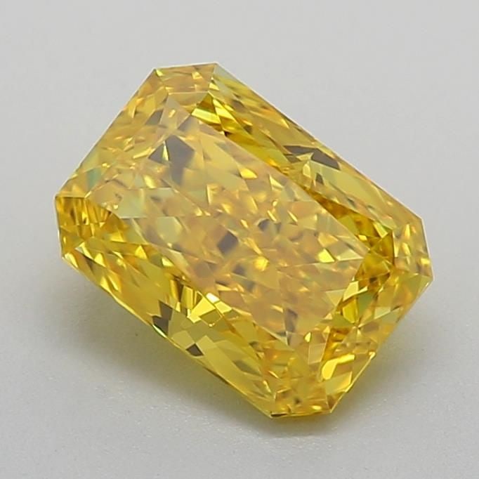 Loose Diamond - RADIANT 1.13ct Fancy Vivid Yellow VVS2: Loose Diamond - RADIANT 1.13ct Fancy Vivid Yellow VVS2 Source: This is a real non-mined Diamond that has been grown in a lab Shape: RADIANT Carats: 1.13 Color: Fancy Vivid Yellow Certification: IGI Vi