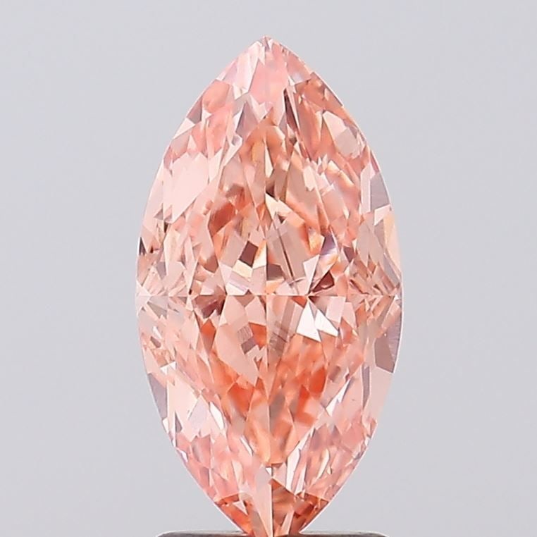 Loose Diamond - MARQUISE 2.58ct Fancy Vivid Pink VS1: Loose Diamond - MARQUISE 2.58ct Fancy Vivid Pink VS1 Source: This is a real non-mined Diamond that has been grown in a lab Shape: MARQUISE Carats: 2.58 Color: Fancy Vivid Pink Certification: IGI Video
