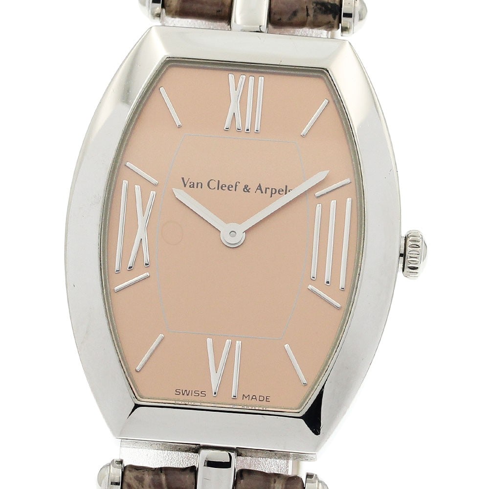 Van Cleef Arpels Quartz Orange Dial Womens Steel Watch 5363106: Van Cleef Arpels Quartz Orange Dial Womens Steel Watch 5363106 This Van Cleef & Arpels Team Member Tribute House 100th Anniversary wristwatch is a women's timepiece crafted in Switzerland. The watch f