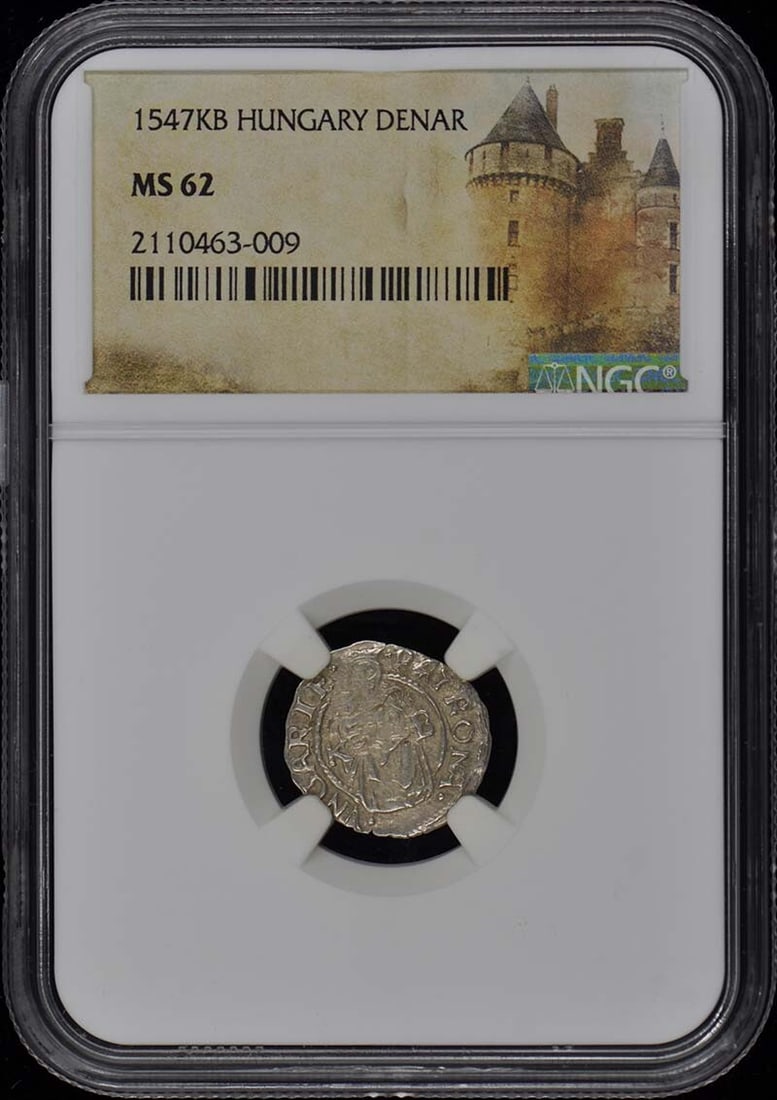Hungary Denar Coin NGC MS62 Uncirculated Certified 2110463009: Hungary Denar Coin NGC MS62 Uncirculated Certified 2110463009 This is an uncirculated 1547KB Hungary Denar, certified by NGC with a grade of MS62. The coin is in pre-owned condition, showcasing its hi