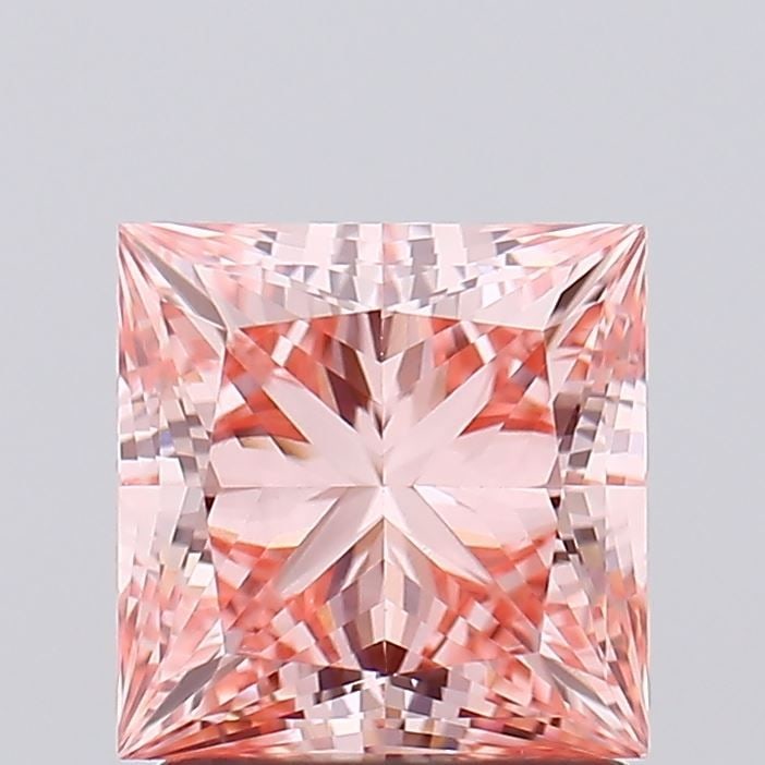 Loose Diamond - PRINCESS 1.56ct Fancy Vivid Pink VS1: Loose Diamond - PRINCESS 1.56ct Fancy Vivid Pink VS1 Source: This is a real non-mined Diamond that has been grown in a lab Shape: PRINCESS Carats: 1.56 Color: Fancy Vivid Pink Certification: IGI Video