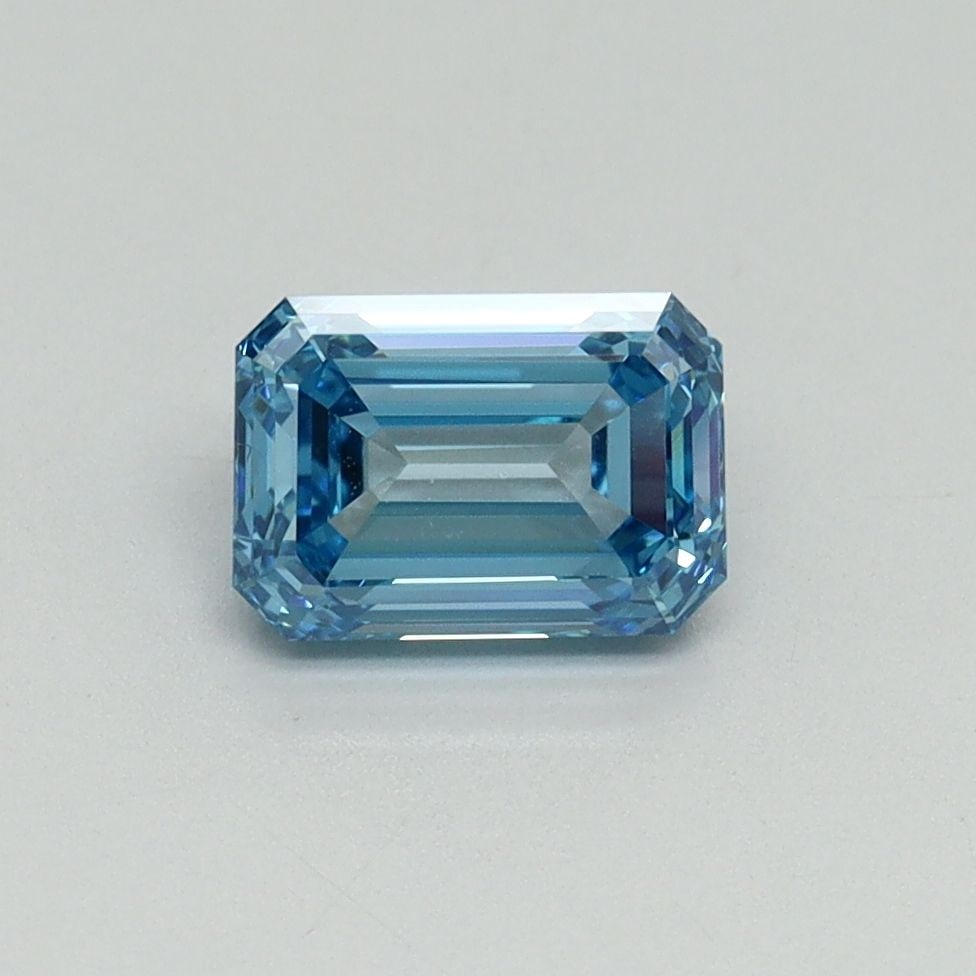 Loose Diamond - EMERALD 1.02ct Fancy Vivid Blue VVS1 (1 of 1)