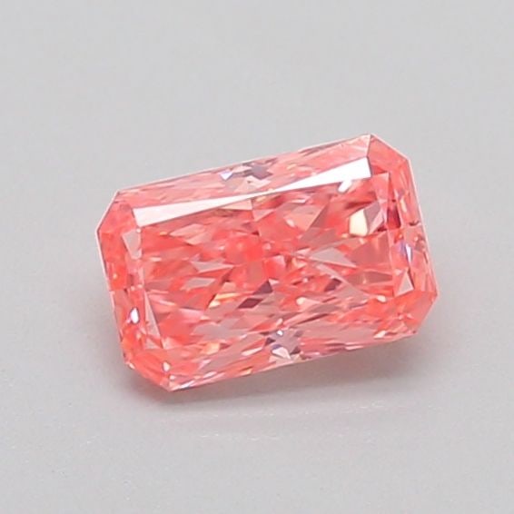 Loose Diamond - RADIANT 0.51ct Fancy Vivid Pink VS2: Loose Diamond - RADIANT 0.51ct Fancy Vivid Pink VS2 Source: This is a real non-mined Diamond that has been grown in a lab Shape: RADIANT Carats: 0.51 Color: Fancy Vivid Pink Certification: IGI Video:
