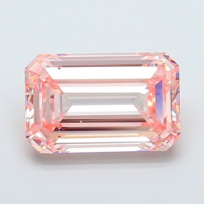 Loose Diamond - EMERALD 5.01ct Fancy Intense Pink VS2: Loose Diamond - EMERALD 5.01ct Fancy Intense Pink VS2 Source: This is a real non-mined Diamond that has been grown in a lab Shape: EMERALD Carats: 5.01 Color: Fancy Intense Pink Certification: IGI Vid