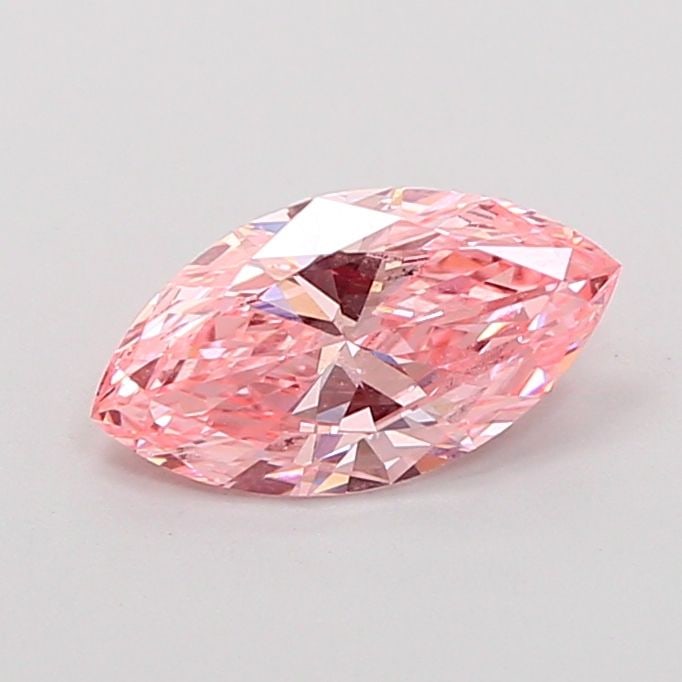 Loose Diamond - MARQUISE 1.01ct Fancy Vivid Pink VS2: Loose Diamond - MARQUISE 1.01ct Fancy Vivid Pink VS2 Source: This is a real non-mined Diamond that has been grown in a lab Shape: MARQUISE Carats: 1.01 Color: Fancy Vivid Pink Certification: IGI Video