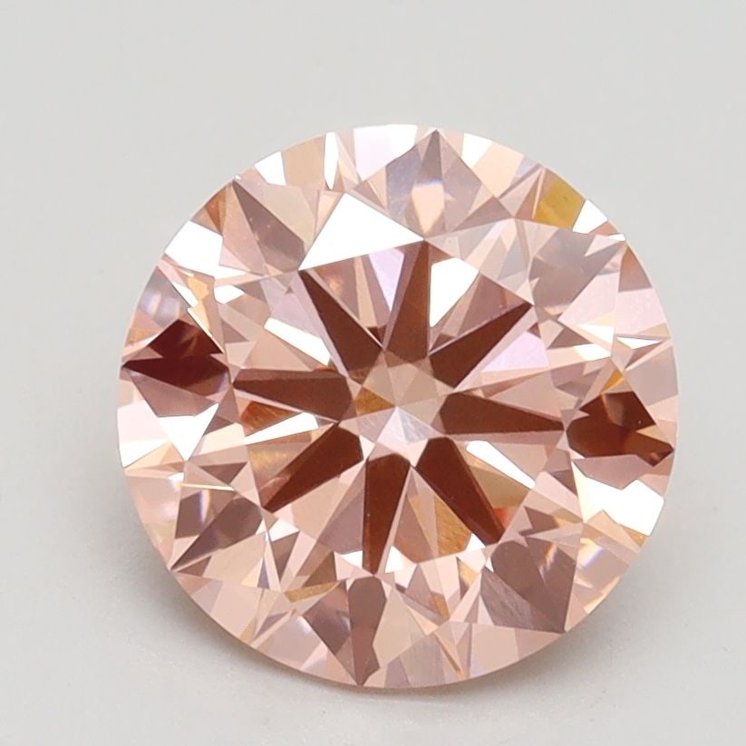 Loose Diamond - ROUND 2.15ct Fancy Intense Pink VS1: Loose Diamond - ROUND 2.15ct Fancy Intense Pink VS1 Source: This is a real non-mined Diamond that has been grown in a lab Shape: ROUND Carats: 2.15 Color: Fancy Intense Pink Certification: IGI Video: