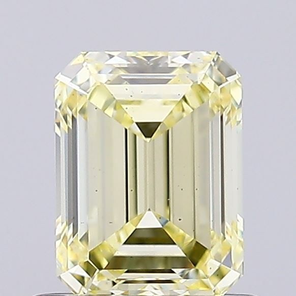 Loose Diamond - EMERALD 0.83ct Fancy Intense Yellow VS1: Loose Diamond - EMERALD 0.83ct Fancy Intense Yellow VS1 Source: This is a real non-mined Diamond that has been grown in a lab Shape: EMERALD Carats: 0.83 Color: Fancy Intense Yellow Certification: NON