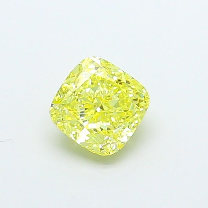 Loose Diamond - CUSHION MODIFIED 1.52ct Fancy Intense Yellow VVS1: Loose Diamond - CUSHION MODIFIED 1.52ct Fancy Intense Yellow VVS1 Source: This is a real non-mined Diamond that has been grown in a lab Shape: CUSHION MODIFIED Carats: 1.52 Color: Fancy Intense Yellow