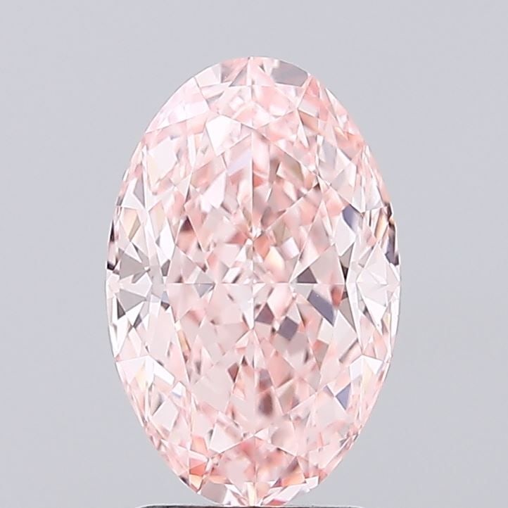 Loose Diamond - OVAL 2.63ct Fancy Vivid Pink VVS2: Loose Diamond - OVAL 2.63ct Fancy Vivid Pink VVS2 Source: This is a real non-mined Diamond that has been grown in a lab Shape: OVAL Carats: 2.63 Color: Fancy Vivid Pink Certification: IGI Video:
