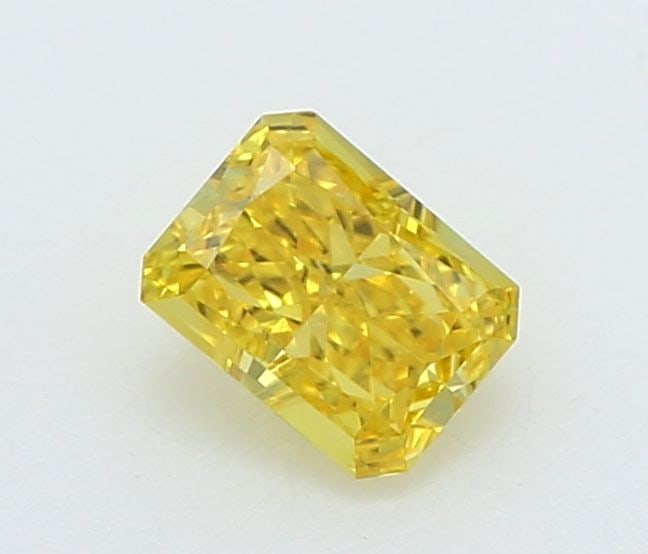 Loose Diamond - RADIANT 0.22ct Fancy Vivid Yellow VVS2: Loose Diamond - RADIANT 0.22ct Fancy Vivid Yellow VVS2 Source: This is a real non-mined Diamond that has been grown in a lab Shape: RADIANT Carats: 0.22 Color: Fancy Vivid Yellow Certification: IGI Vi