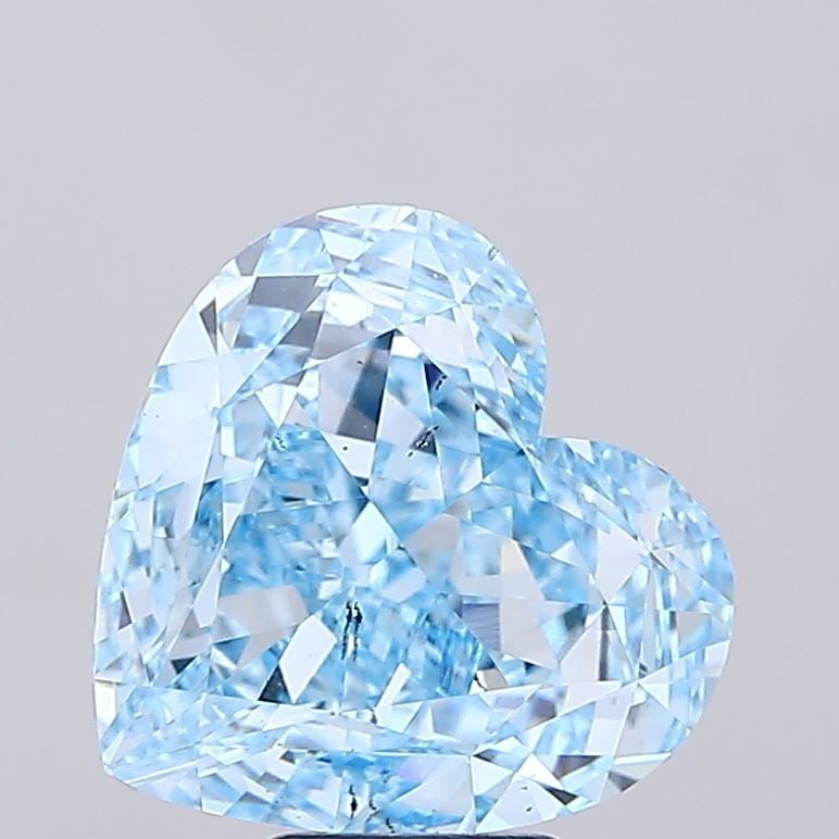 Loose Diamond - HEART 8.3ct Fancy Vivid Blue VS2: Loose Diamond - HEART 8.3ct Fancy Vivid Blue VS2 Source: This is a real non-mined Diamond that has been grown in a lab Shape: HEART Carats: 8.3 Color: Fancy Vivid Blue Certification: IGI Video: