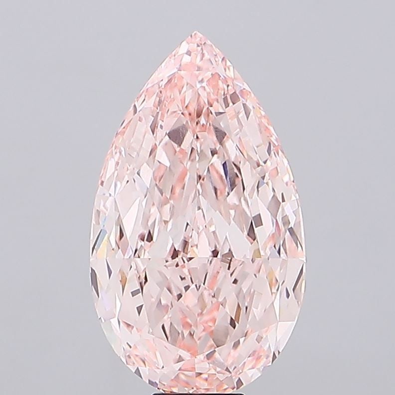 Loose Diamond - PEAR 19.04ct Fancy Intense Pink VVS2: Loose Diamond - PEAR 19.04ct Fancy Intense Pink VVS2 Source: This is a real non-mined Diamond that has been grown in a lab Shape: PEAR Carats: 19.04 Color: Fancy Intense Pink Certification: IGI Video: