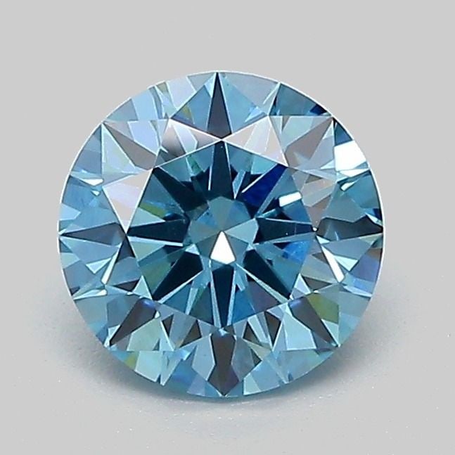 Ideal Loose Diamond - ROUND 1.06ct Fancy Vivid Blue VS1: Ideal Loose Diamond - ROUND 1.06ct Fancy Vivid Blue VS1 Source: This is a real non-mined Diamond that has been grown in a lab Shape: ROUND Carats: 1.06 Color: Fancy Vivid Blue Certification: IGI Video