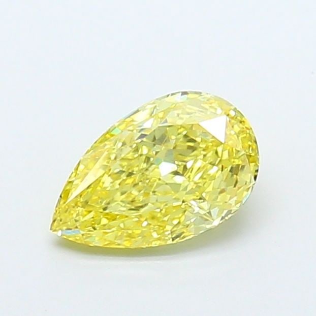Loose Diamond - PEAR 1.02ct Fancy Vivid Yellow VS2: Loose Diamond - PEAR 1.02ct Fancy Vivid Yellow VS2 Source: This is a real non-mined Diamond that has been grown in a lab Shape: PEAR Carats: 1.02 Color: Fancy Vivid Yellow Certification: IGI Video: