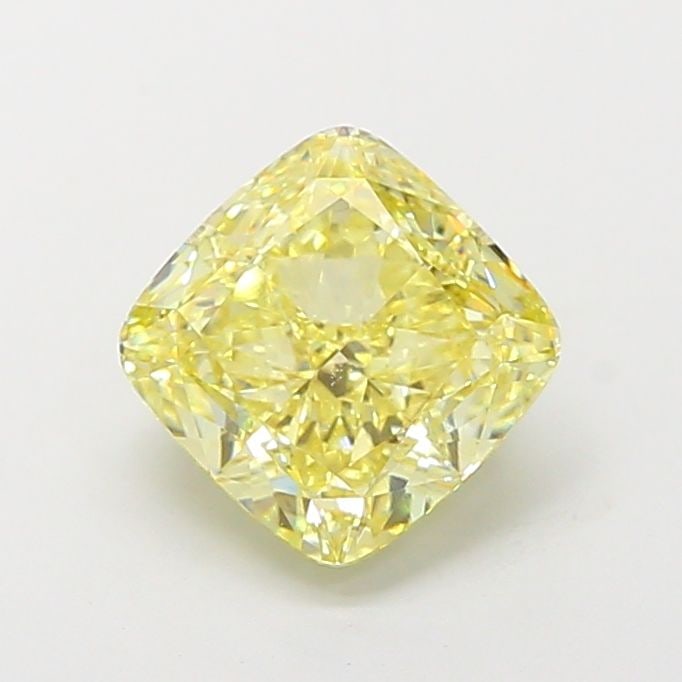 Loose Diamond - CUSHION MODIFIED 3.02ct Fancy Intense Yellow VS1: Loose Diamond - CUSHION MODIFIED 3.02ct Fancy Intense Yellow VS1 Source: This is a real non-mined Diamond that has been grown in a lab Shape: CUSHION MODIFIED Carats: 3.02 Color: Fancy Intense Yellow 