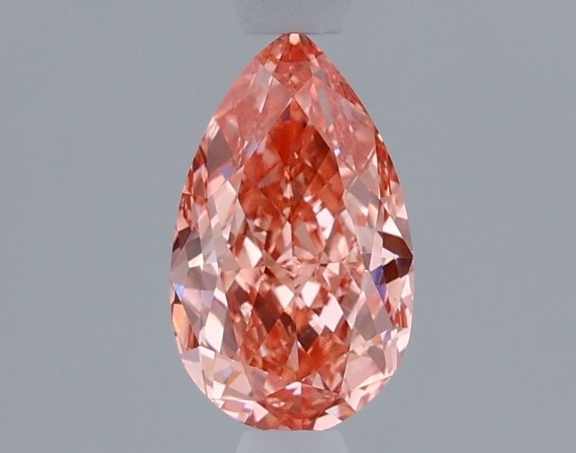 Loose Diamond - PEAR 1.14ct Fancy Vivid Pink VS1: Loose Diamond - PEAR 1.14ct Fancy Vivid Pink VS1 Source: This is a real non-mined Diamond that has been grown in a lab Shape: PEAR Carats: 1.14 Color: Fancy Vivid Pink Certification: IGI Video: