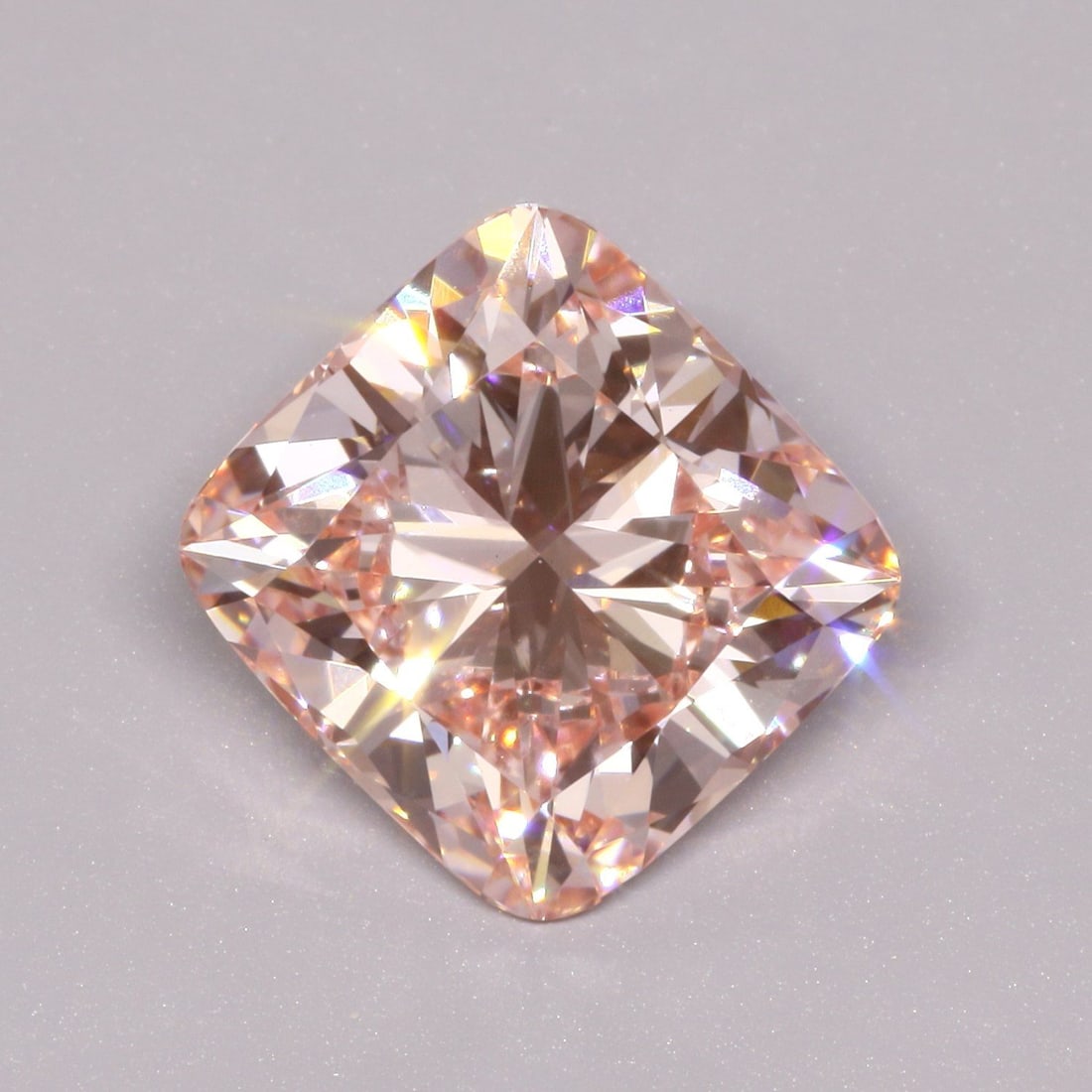 Loose Diamond - CUSHION MODIFIED 4.1ct Fancy Vivid Pink VVS2: Loose Diamond - CUSHION MODIFIED 4.1ct Fancy Vivid Pink VVS2 Source: This is a real non-mined Diamond that has been grown in a lab Shape: CUSHION MODIFIED Carats: 4.1 Color: Fancy Vivid Pink Certifica