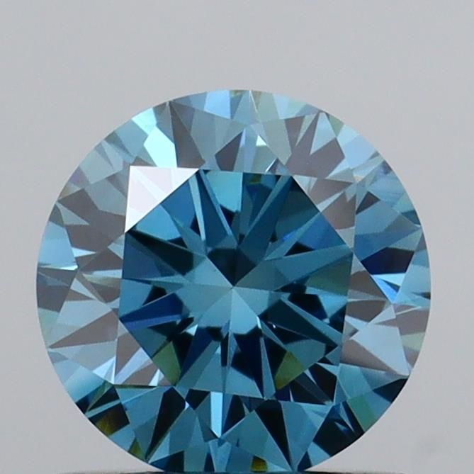 Loose Diamond - ROUND 0.81ct Fancy Vivid Blue VVS2: Loose Diamond - ROUND 0.81ct Fancy Vivid Blue VVS2 Source: This is a real non-mined Diamond that has been grown in a lab Shape: ROUND Carats: 0.81 Color: Fancy Vivid Blue Certification: IGI Video:
