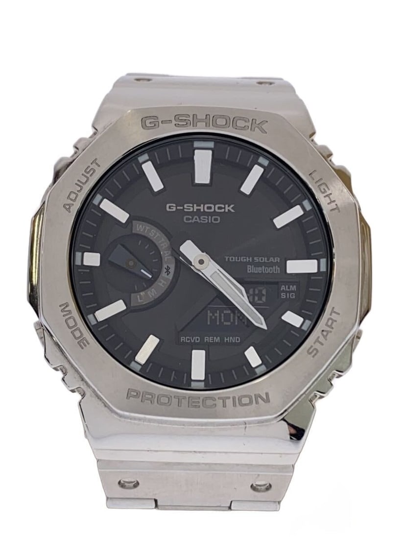 Casio G Shock GM-B2100SD-1AJF Gray Wristwatch: Casio G Shock GM-B2100SD-1AJF Gray Wristwatch This CASIO G-SHOCK GM-B2100SD-1AJF men's wristwatch features a durable design in a gray color. Manufactured in Japan, it offers a robust build with a stai