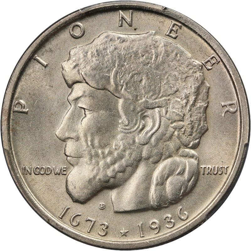 PCGS MS65 1936 Elgin Silver Half Dollar (1 of 4)