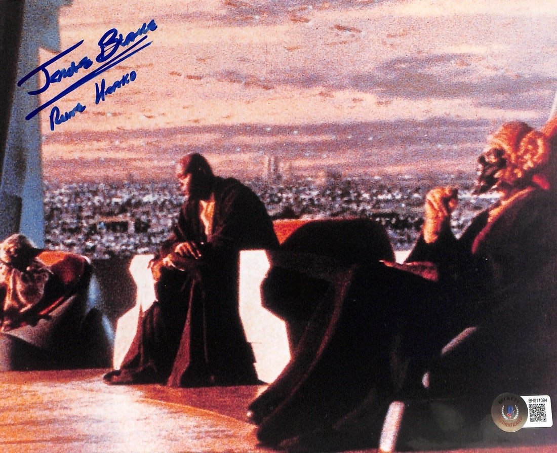 Autographed 8x10 Jerome Blake Rune Haako Star Wars Photo Beckett Authenticated: Autographed 8x10 Jerome Blake Rune Haako Star Wars Photo Beckett Authenticated This is an autographed 8x10 photograph featuring Jerome Blake as Rune Haako from Star Wars Episode I: The Phantom Menace.