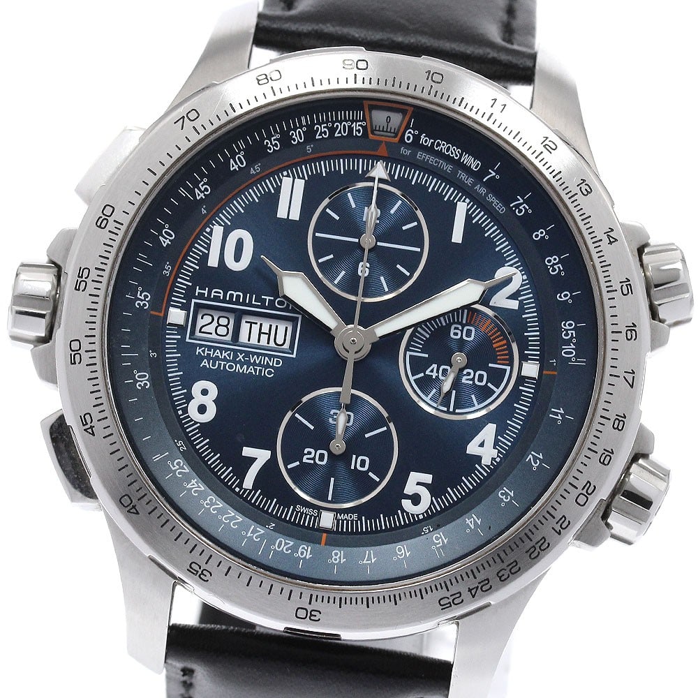 Hamilton Khaki Aviation X-Wind Automatic Chronograph Day-Date Watch H779060 (1 of 6)