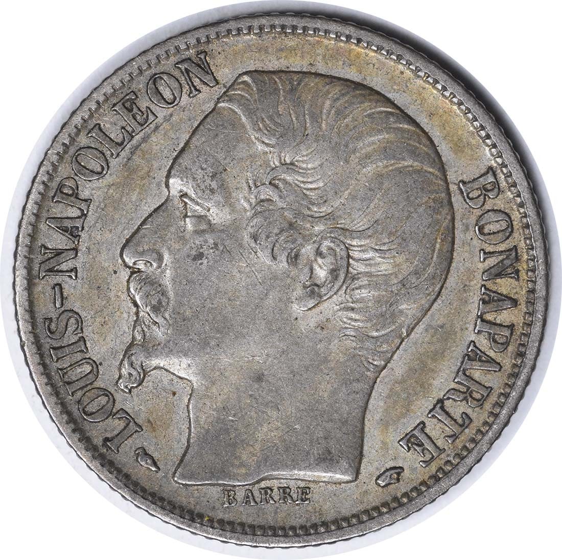 1852 France 1 Franc Coin XF Grade Uncertified KM772: 1852 France 1 Franc Coin XF Grade Uncertified KM772 This 1852 France 1 Franc coin is an uncertified, circulated example graded as Extra Fine (XF). It originates from France and is a pre-owned collecti