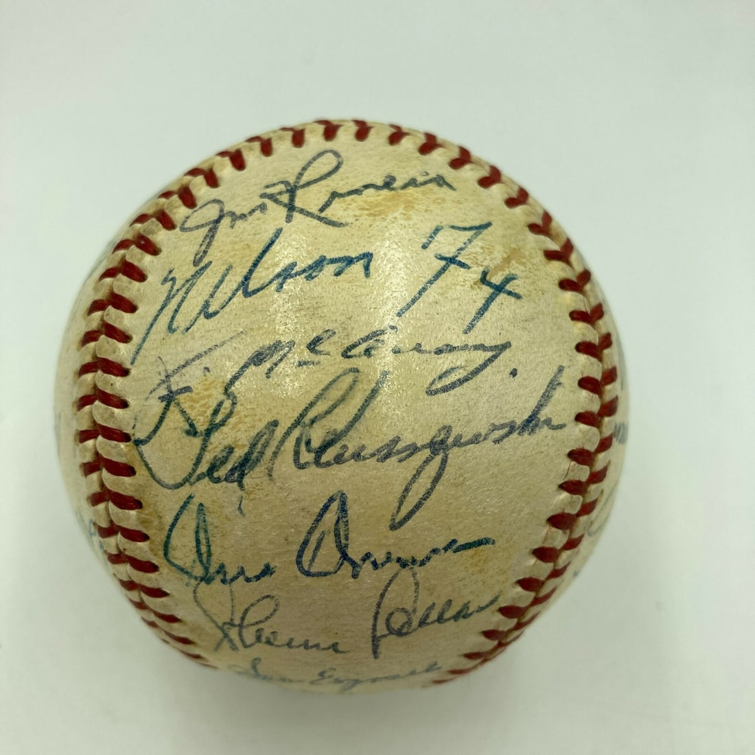 1959 Chicago White Sox Team Signed Baseball with Nellie Fox JSA COA (1 of 10)