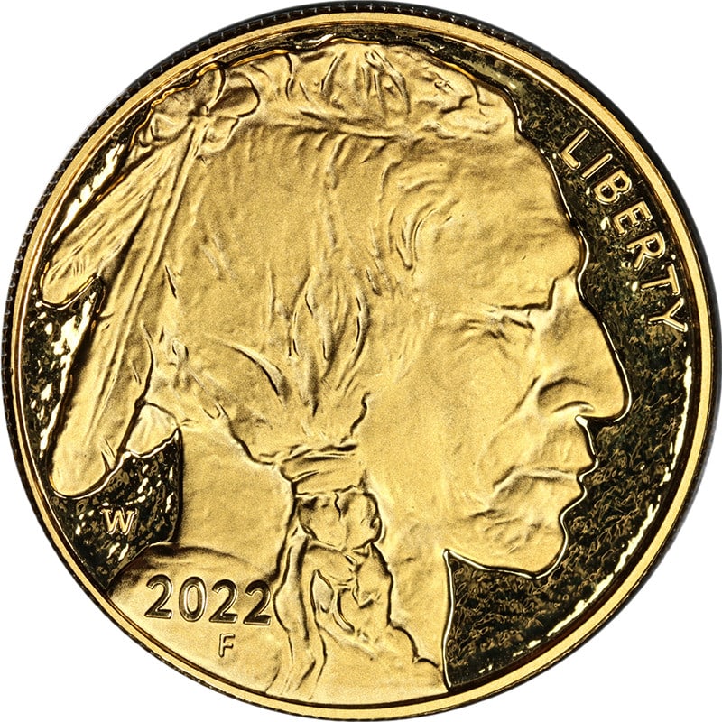 2022-W Buffalo Gold $50 Proof Coin Blemish Reverse Cap Only: 2022-W Buffalo Gold $50 Proof Coin Blemish Reverse Cap Only This 2022-W Buffalo Gold $50 Proof coin features a stunning design with impressive luster and a strong strike, showcasing its eye appeal. No