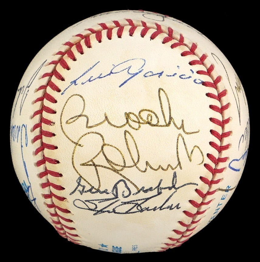 1966 Baltimore Orioles Signed World Series Baseball JSA COA: 1966 Baltimore Orioles Signed World Series Baseball JSA COA This 1966 Baltimore Orioles World Series Champions team-signed baseball is a remarkable collectible for any baseball enthusiast. Authenticat