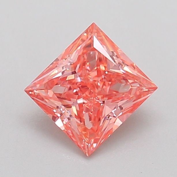 Loose Diamond - PRINCESS 0.93ct Fancy Intense Pink SI2: Loose Diamond - PRINCESS 0.93ct Fancy Intense Pink SI2 Source: This is a real non-mined Diamond that has been grown in a lab Shape: PRINCESS Carats: 0.93 Color: Fancy Intense Pink Certification: NONE 