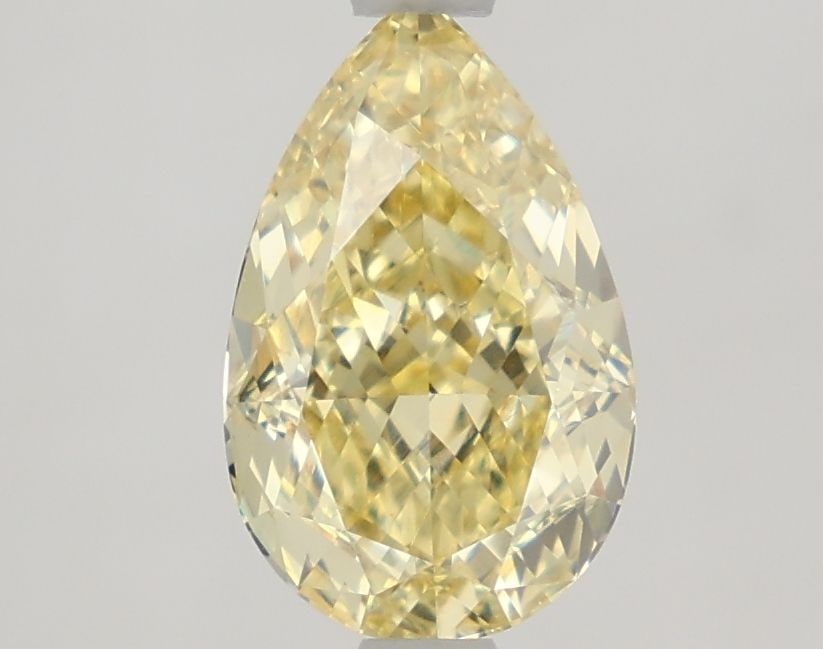 Loose Diamond - PEAR 2.03ct Fancy Intense Yellow VS1: Loose Diamond - PEAR 2.03ct Fancy Intense Yellow VS1 Source: This is a real non-mined Diamond that has been grown in a lab Shape: PEAR Carats: 2.03 Color: Fancy Intense Yellow Certification: IGI Video