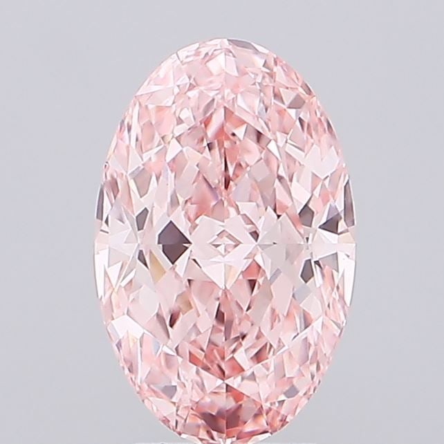 Loose Diamond - OVAL 3.01ct Fancy Vivid Pink VVS2: Loose Diamond - OVAL 3.01ct Fancy Vivid Pink VVS2 Source: This is a real non-mined Diamond that has been grown in a lab Shape: OVAL Carats: 3.01 Color: Fancy Vivid Pink Certification: IGI Video: