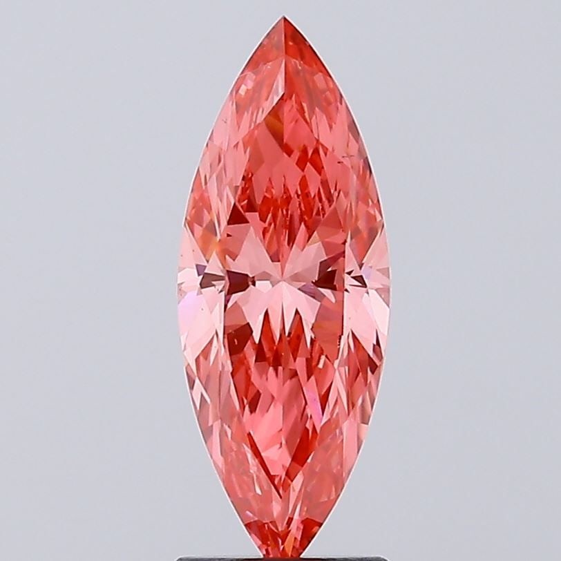 Loose Diamond - MARQUISE 2.04ct Fancy Vivid Pink VS1: Loose Diamond - MARQUISE 2.04ct Fancy Vivid Pink VS1 Source: This is a real non-mined Diamond that has been grown in a lab Shape: MARQUISE Carats: 2.04 Color: Fancy Vivid Pink Certification: IGI Video
