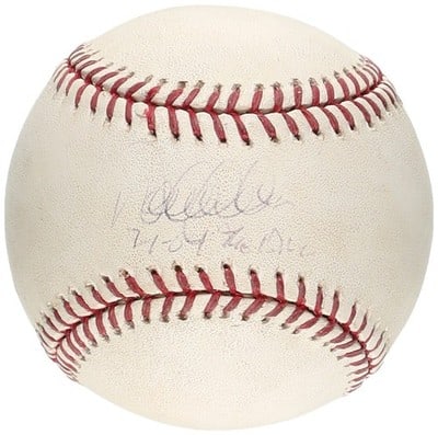 Derek Jeter Signed Game Used Baseball July 1 2004 Steiner COA The Dive (1 of 9)