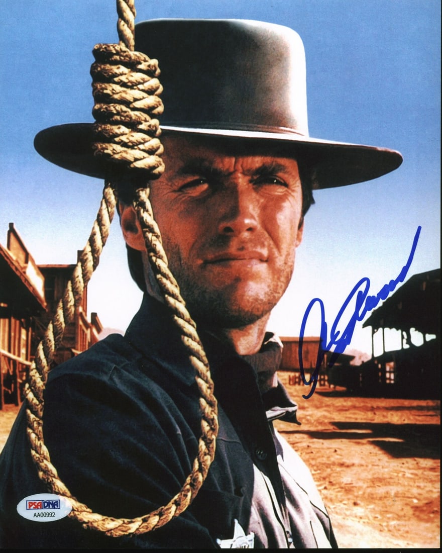 Clint Eastwood Autographed 8x10 Photo The Good the Bad and the Ugly BAS Auto 10 (1 of 5)