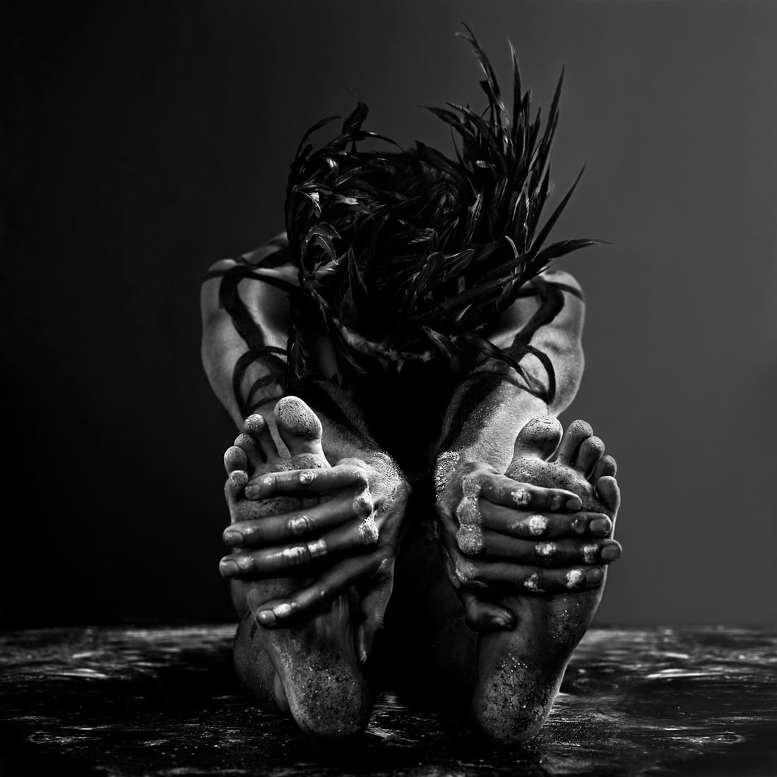 Giuliano Bekor OTHER 01 Limited Edition Black & White Photography 48 x 48: Giuliano Bekor OTHER 01 Limited Edition Black & White Photography 48 x 48 "OTHER 01" is a striking black and white archival pigment print by renowned photographer Giuliano Bekor, measuring 48" x 48". 