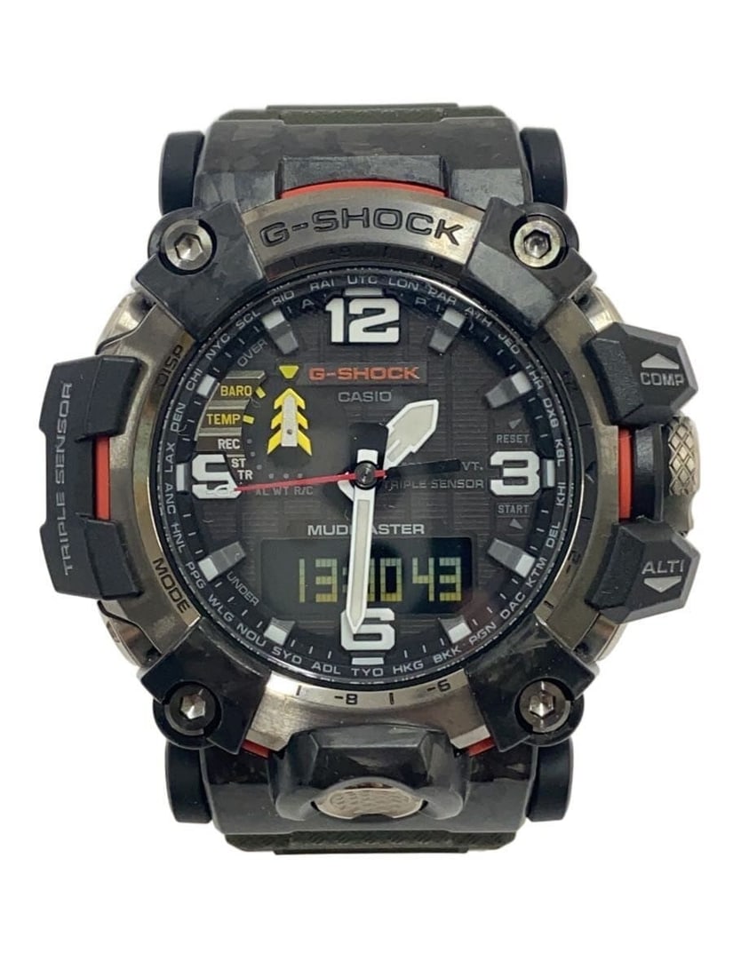 Casio G Shock Mudmaster Solar Triple Sensor Men's Wristwatch Rubber (1 of 6)