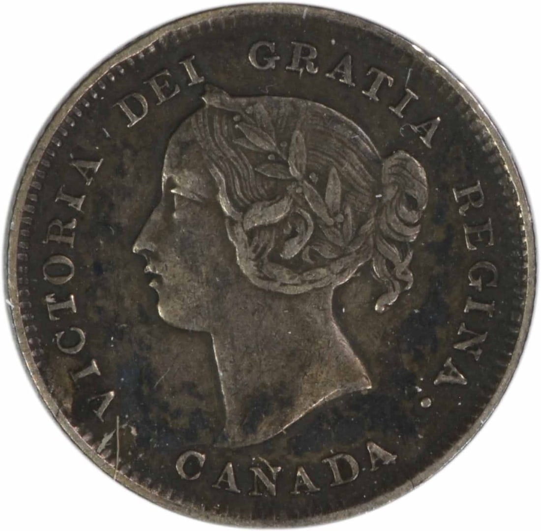 Canada 1894 Silver 5 Cent Coin KM2 Extra Fine Uncertified (1 of 2)