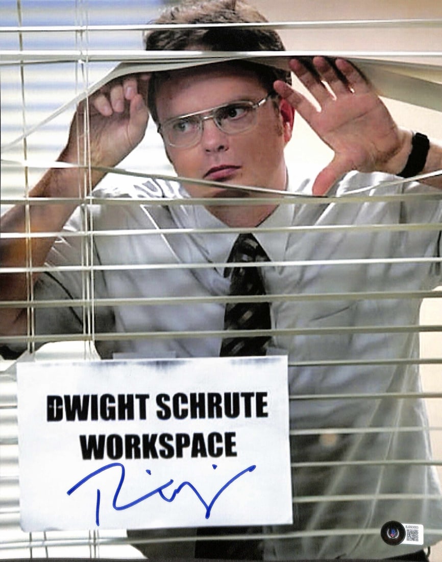 11x14 Photograph Signed by Rainn Wilson as Dwight Beckett Authenticated (1 of 1)