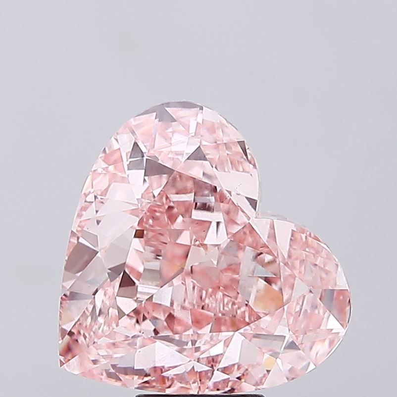 Loose Diamond - HEART 10.01ct Fancy Vivid Pink VS2: Loose Diamond - HEART 10.01ct Fancy Vivid Pink VS2 Source: This is a real non-mined Diamond that has been grown in a lab Shape: HEART Carats: 10.01 Color: Fancy Vivid Pink Certification: IGI Video: