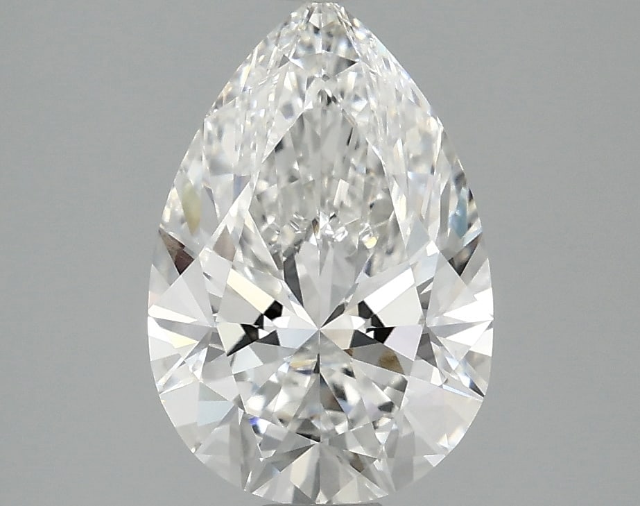 Loose Diamond - PEAR 2.18ct F VVS2: Loose Diamond - PEAR 2.18ct F VVS2 Source: This is a real non-mined Diamond that has been grown in a lab Shape: PEAR Carats: 2.18 Color: F Clarity: VVS2 Certification: IGI Condition: Pre-Owned Additio