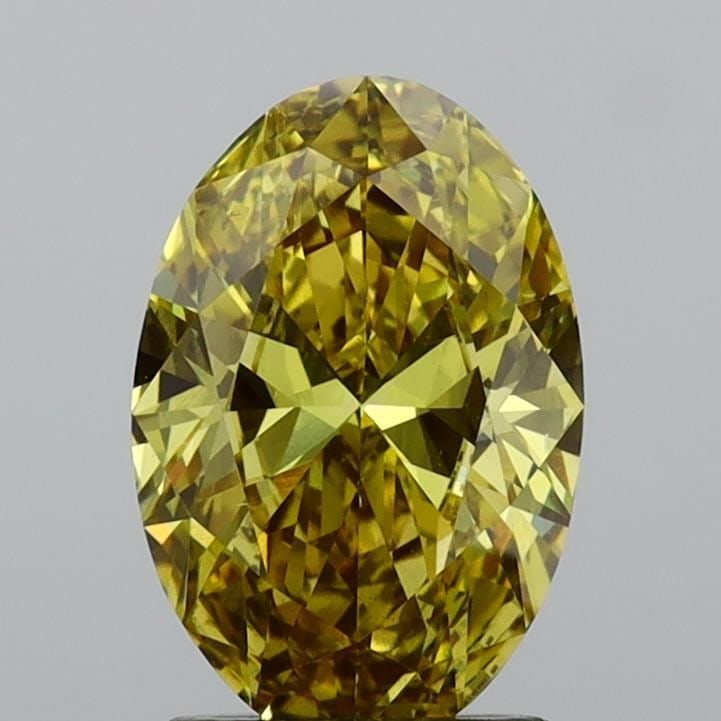 Loose Diamond - OVAL 2.01ct Fancy Intense Yellow VS1: Loose Diamond - OVAL 2.01ct Fancy Intense Yellow VS1 Source: This is a real non-mined Diamond that has been grown in a lab Shape: OVAL Carats: 2.01 Color: Fancy Intense Yellow Certification: IGI Video