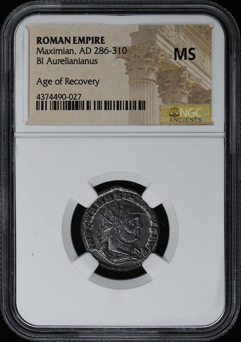 NGC MS Roman Empire Aurelianianus of Maximian (1 of 2)