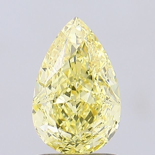 Loose Diamond - PEAR 1.31ct Fancy Intense Yellow VS1: Loose Diamond - PEAR 1.31ct Fancy Intense Yellow VS1 Source: This is a real non-mined Diamond that has been grown in a lab Shape: PEAR Carats: 1.31 Color: Fancy Intense Yellow Certification: IGI Video