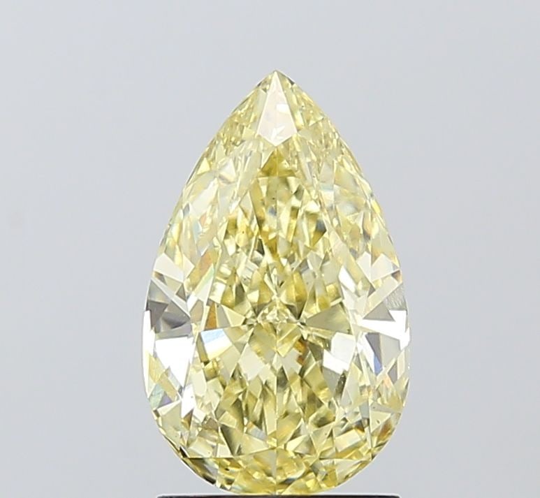 Loose Diamond - PEAR 2.05ct Fancy Yellow VS2: Loose Diamond - PEAR 2.05ct Fancy Yellow VS2 Source: This is a real non-mined Diamond that has been grown in a lab Shape: PEAR Carats: 2.05 Color: Fancy Yellow Certification: IGI Video: