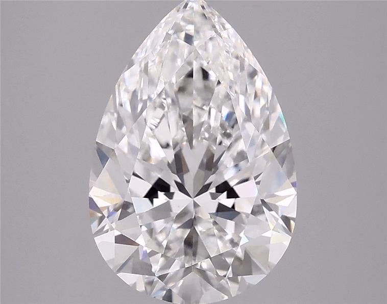 Loose Diamond - PEAR 5.29ct E VVS2: Loose Diamond - PEAR 5.29ct E VVS2 Source: This is a real non-mined Diamond that has been grown in a lab Shape: PEAR Carats: 5.29 Color: E Clarity: VVS2 Certification: IGI Condition: Pre-Owned Additio