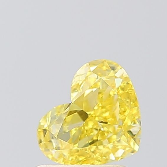 Loose Diamond - HEART 1.01ct Fancy Vivid Yellow VVS2: Loose Diamond - HEART 1.01ct Fancy Vivid Yellow VVS2 Source: This is a real non-mined Diamond that has been grown in a lab Shape: HEART Carats: 1.01 Color: Fancy Vivid Yellow Certification: IGI Video: